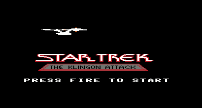 Star Trek - The Klingon Attack Title Screen